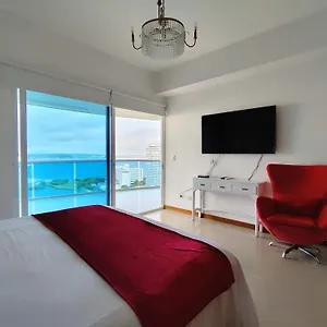 Vista Al Mar Edificio Poseidon , Cartagena Colombia